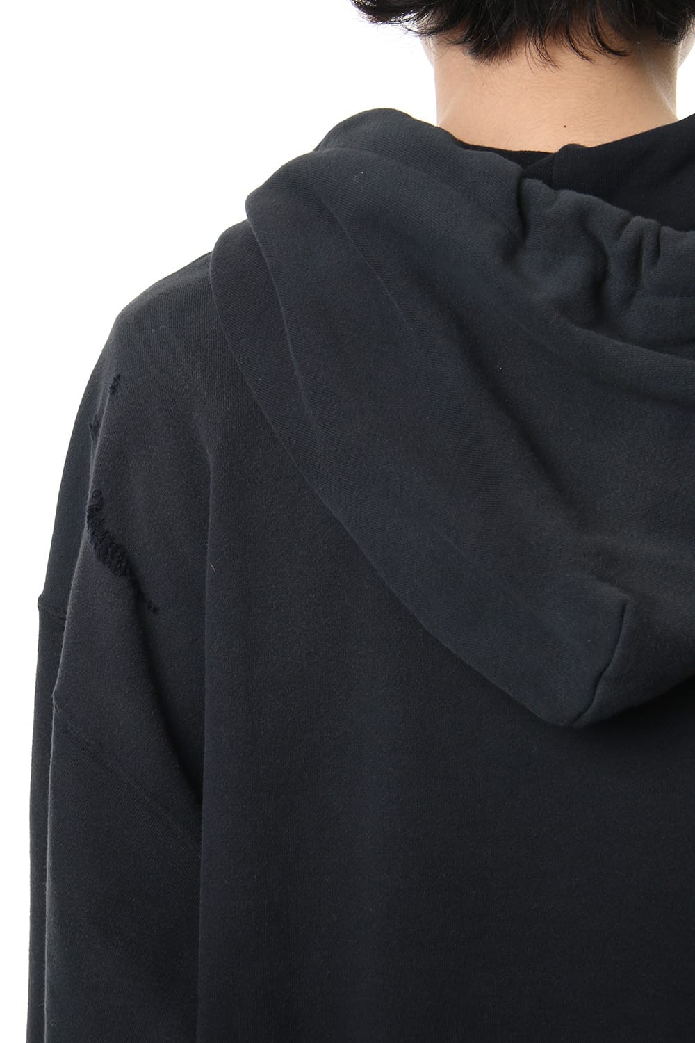 Damaged Hoodie Black