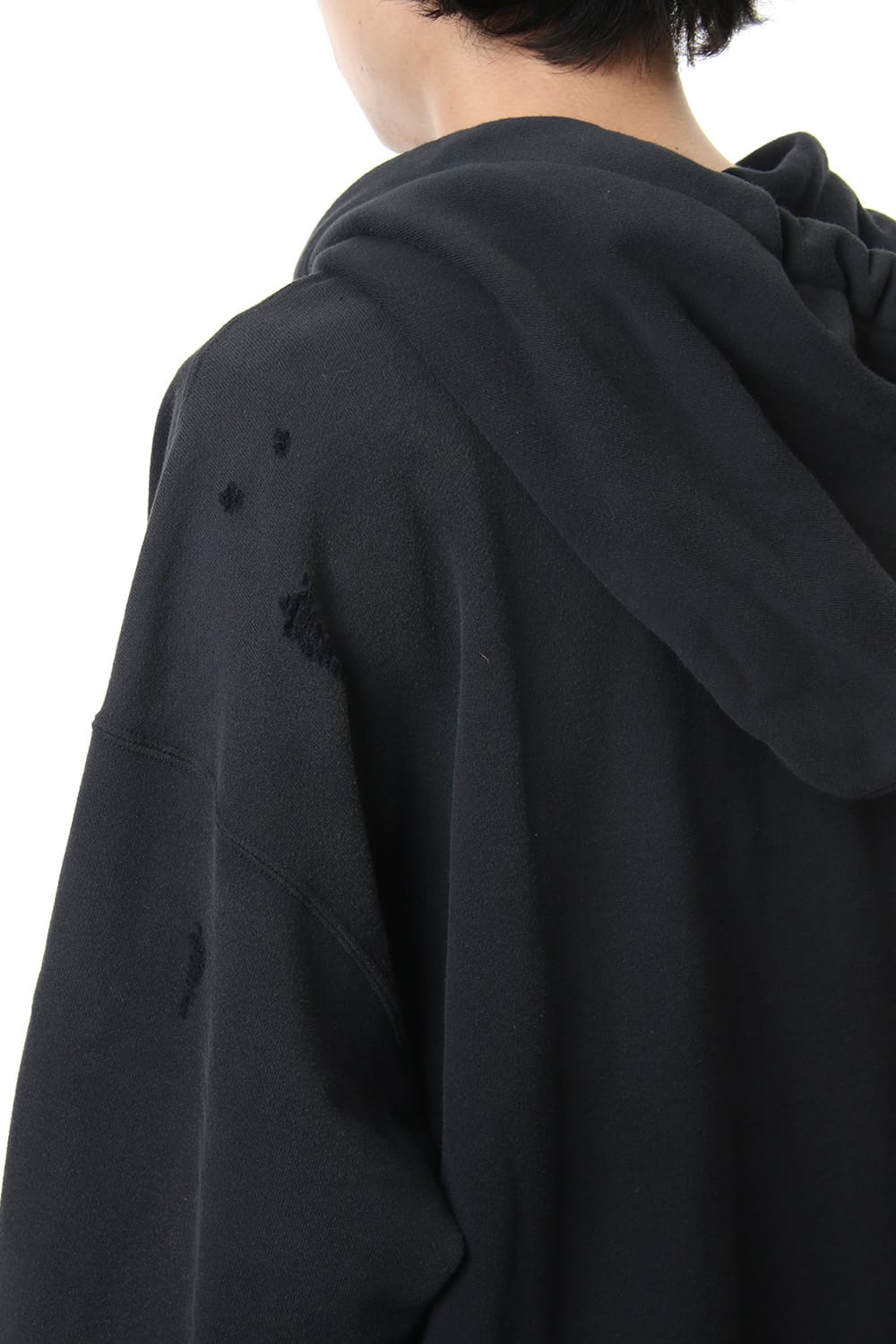 Damaged Hoodie Black