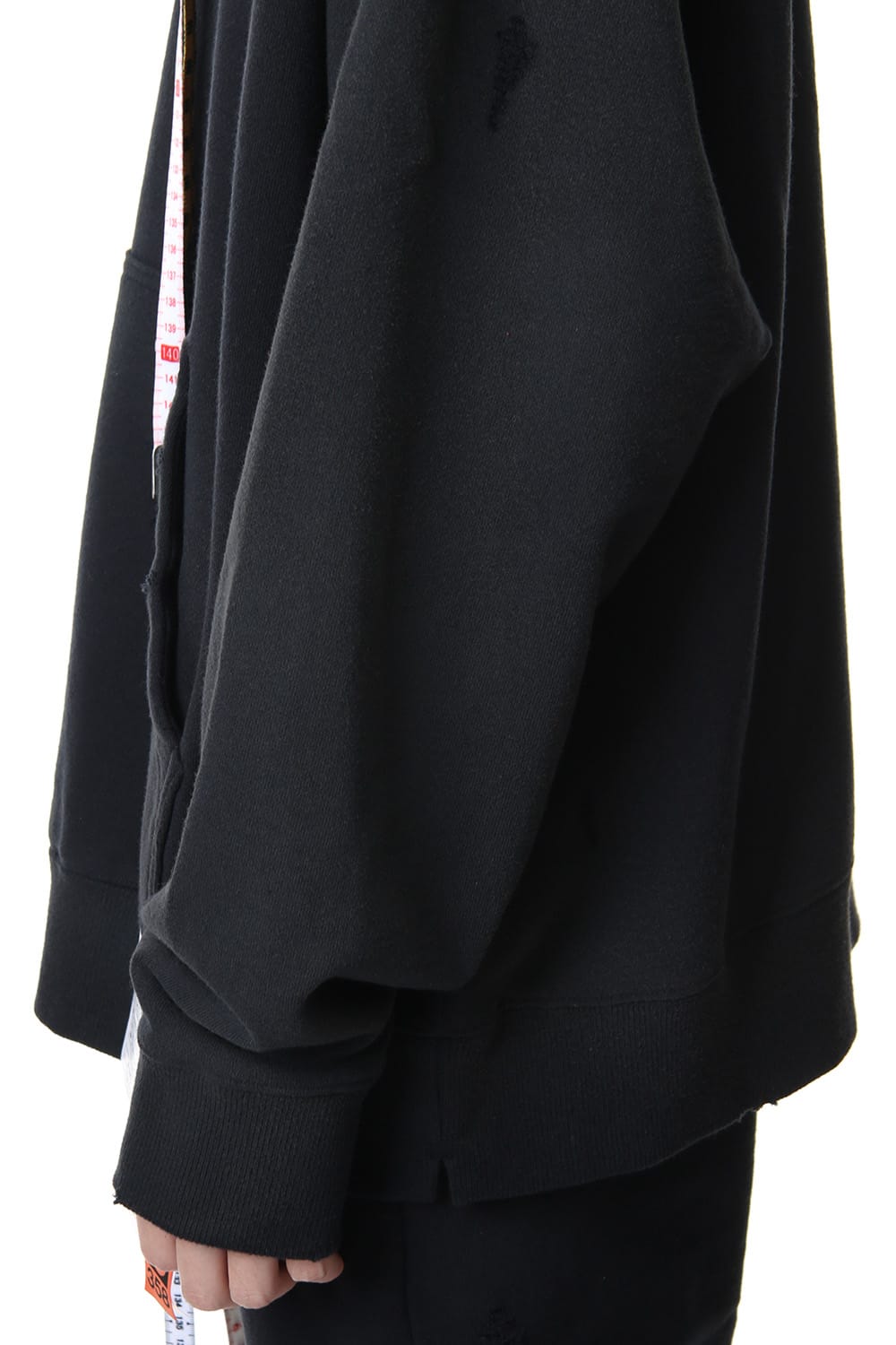 Damaged Hoodie Black