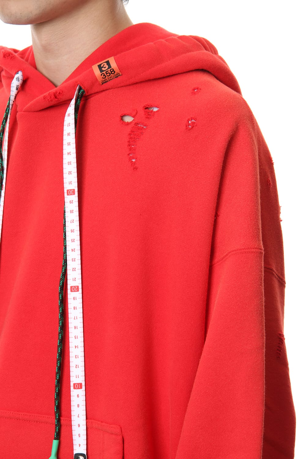 Damaged Hoodie Orange
