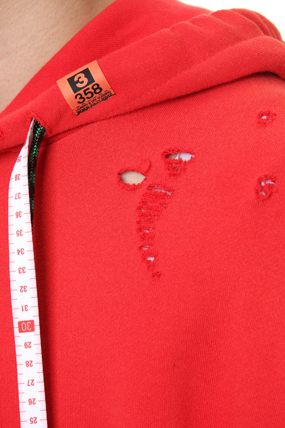 Damaged Hoodie Orange