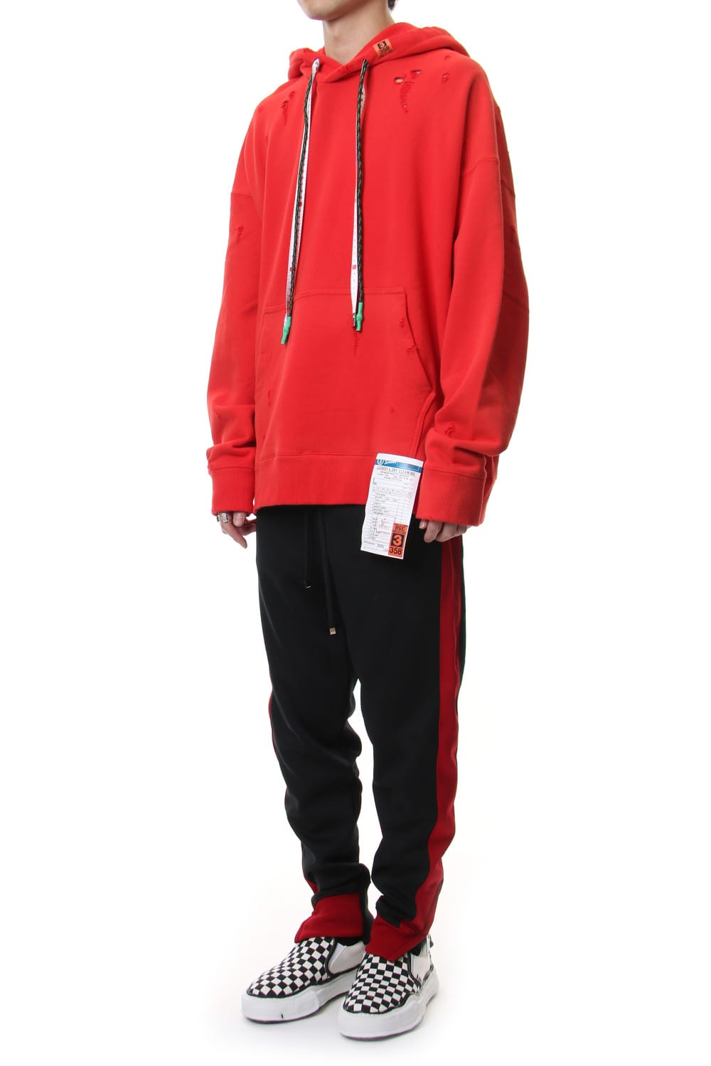 Damaged Hoodie Orange