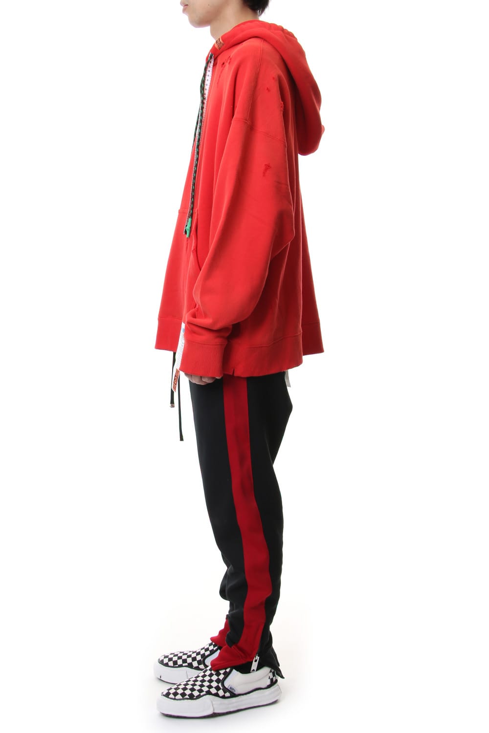 Damaged Hoodie Orange