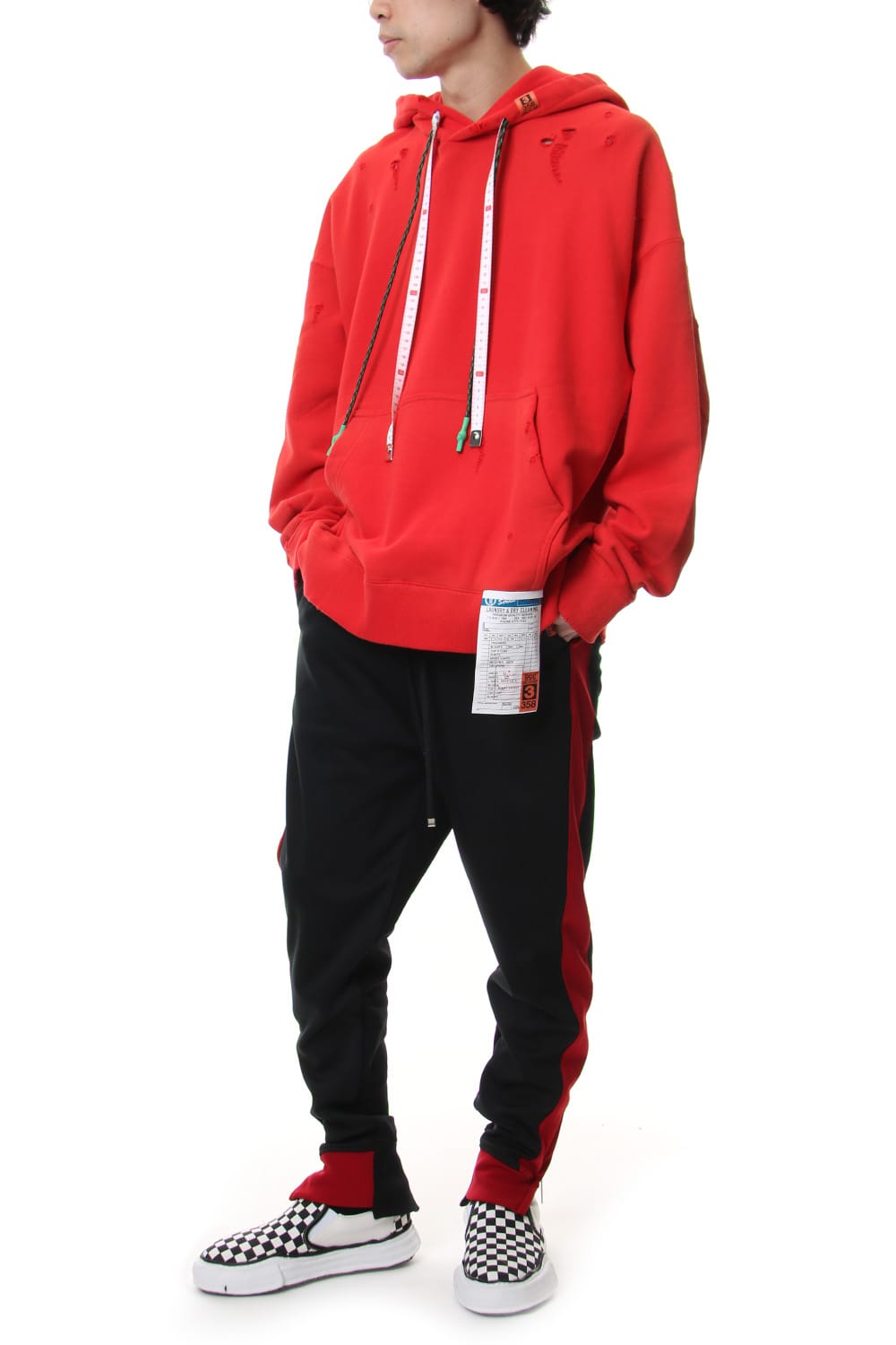 Damaged Hoodie Orange