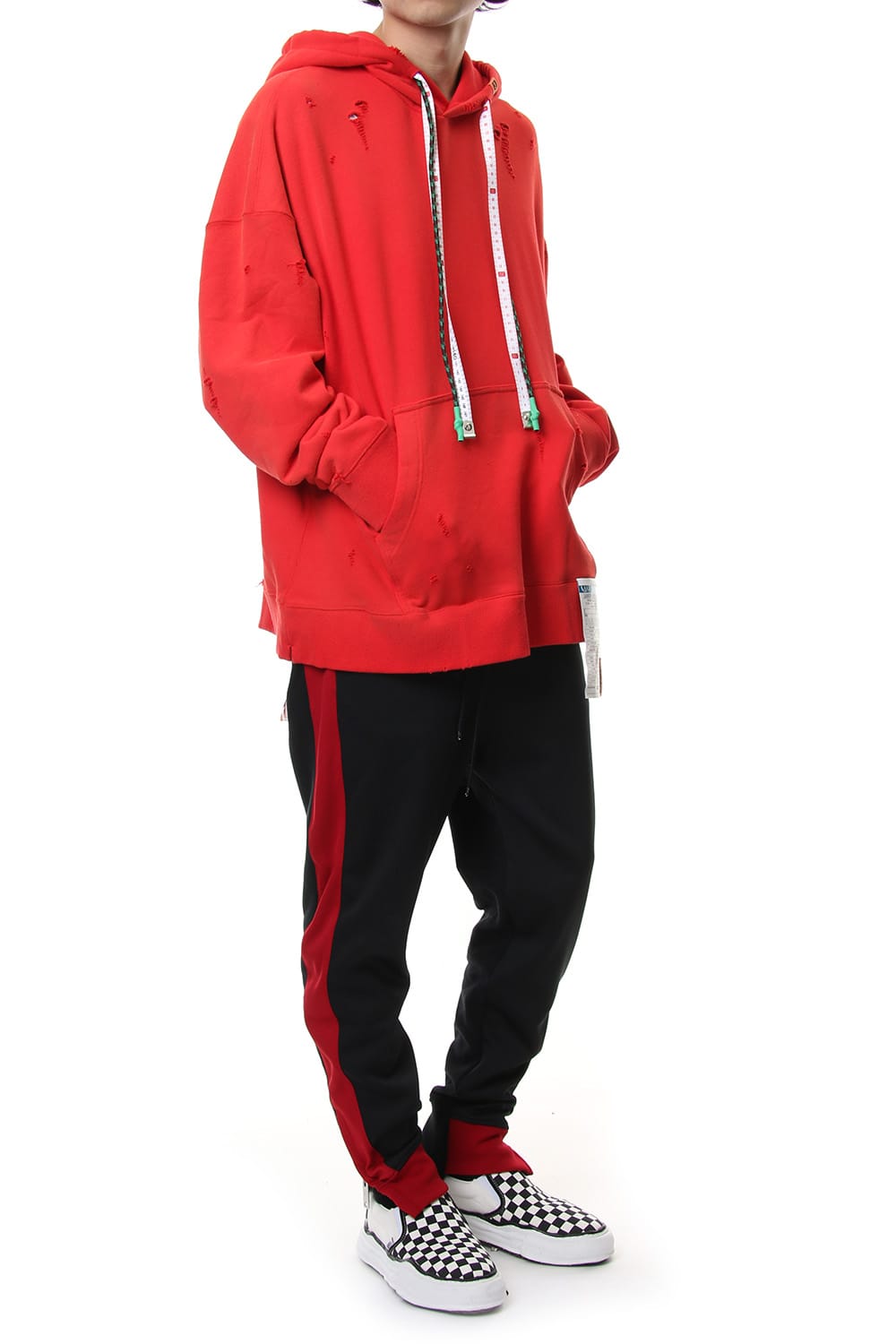 Damaged Hoodie Orange