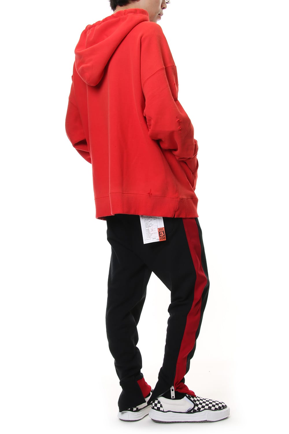 Damaged Hoodie Orange