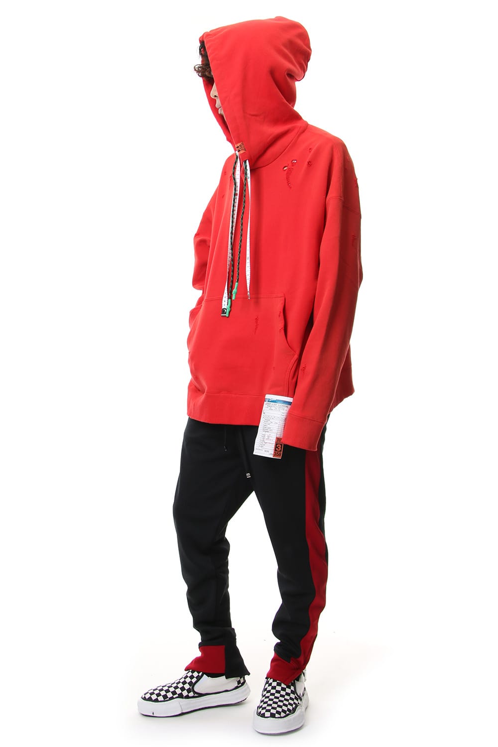 Damaged Hoodie Orange