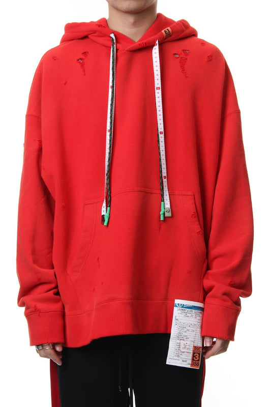 Damaged Hoodie Orange