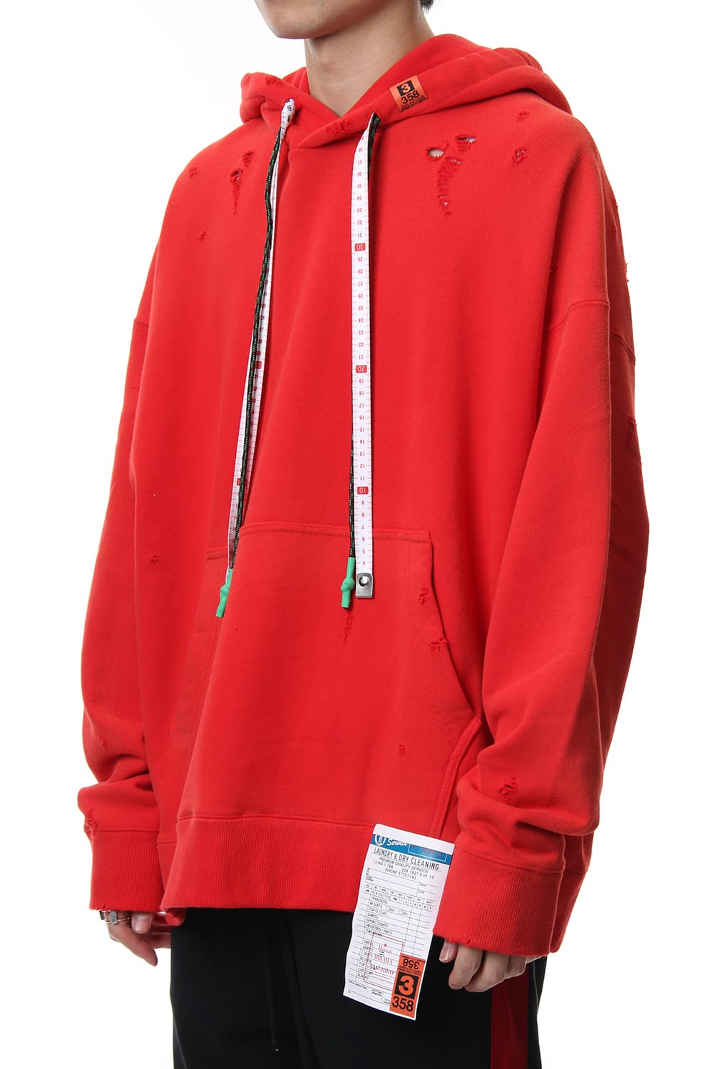 Damaged Hoodie Orange