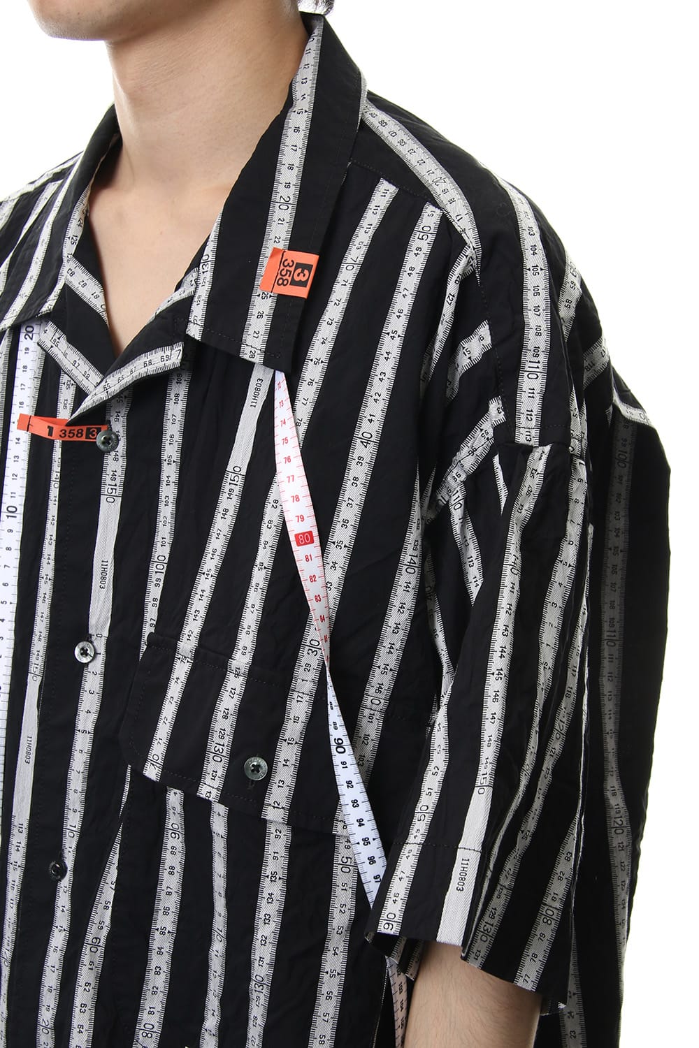 MAJOUR JAQUARD H/S SHIRT Black