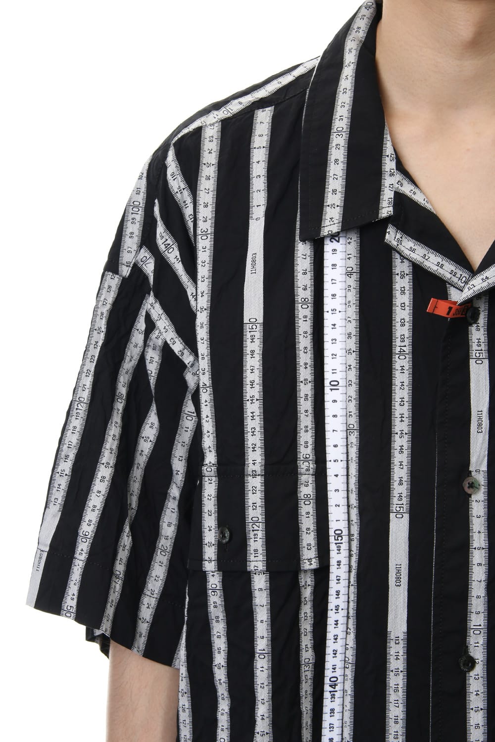MAJOUR JAQUARD H/S SHIRT Black