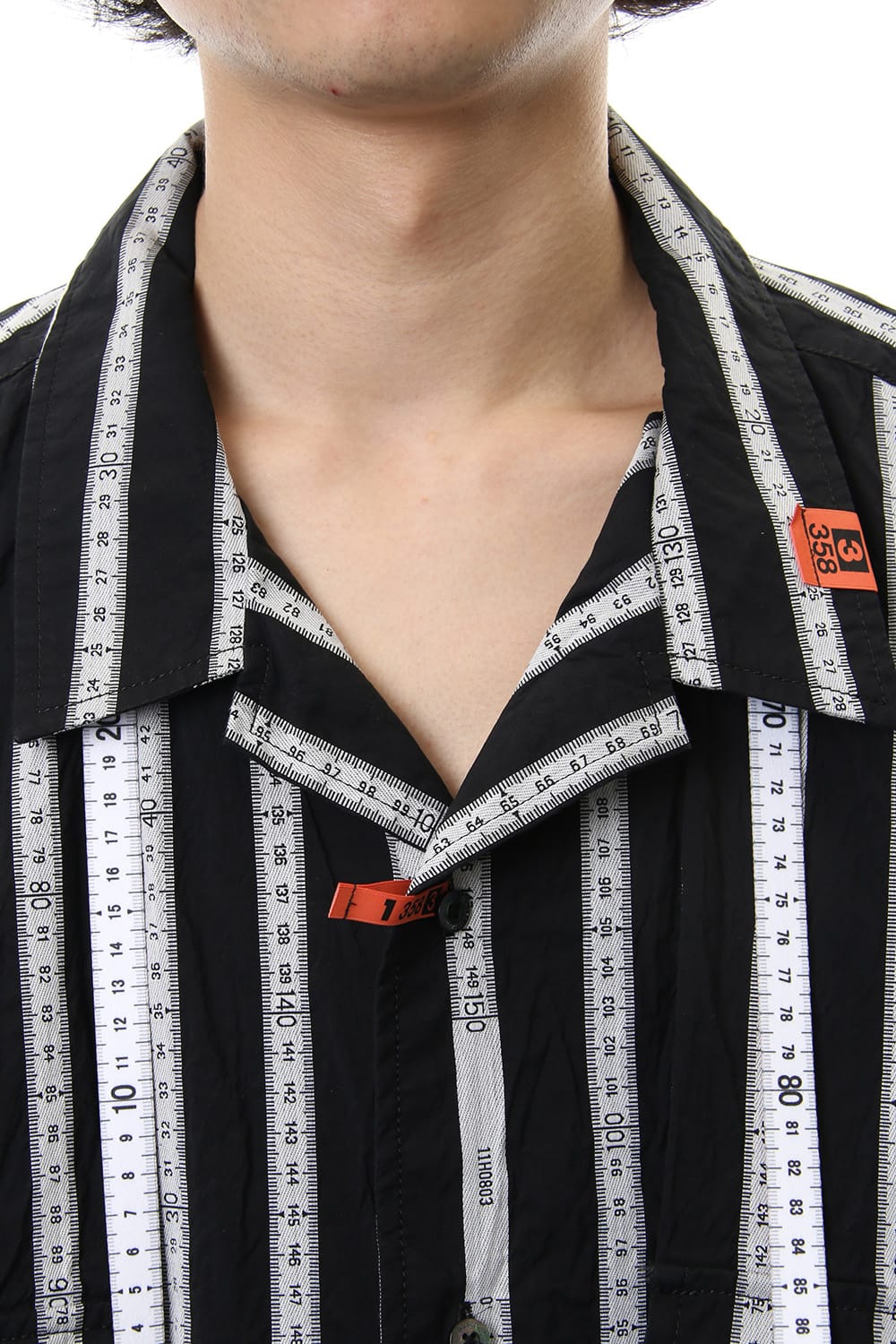 MAJOUR JAQUARD H/S SHIRT Black