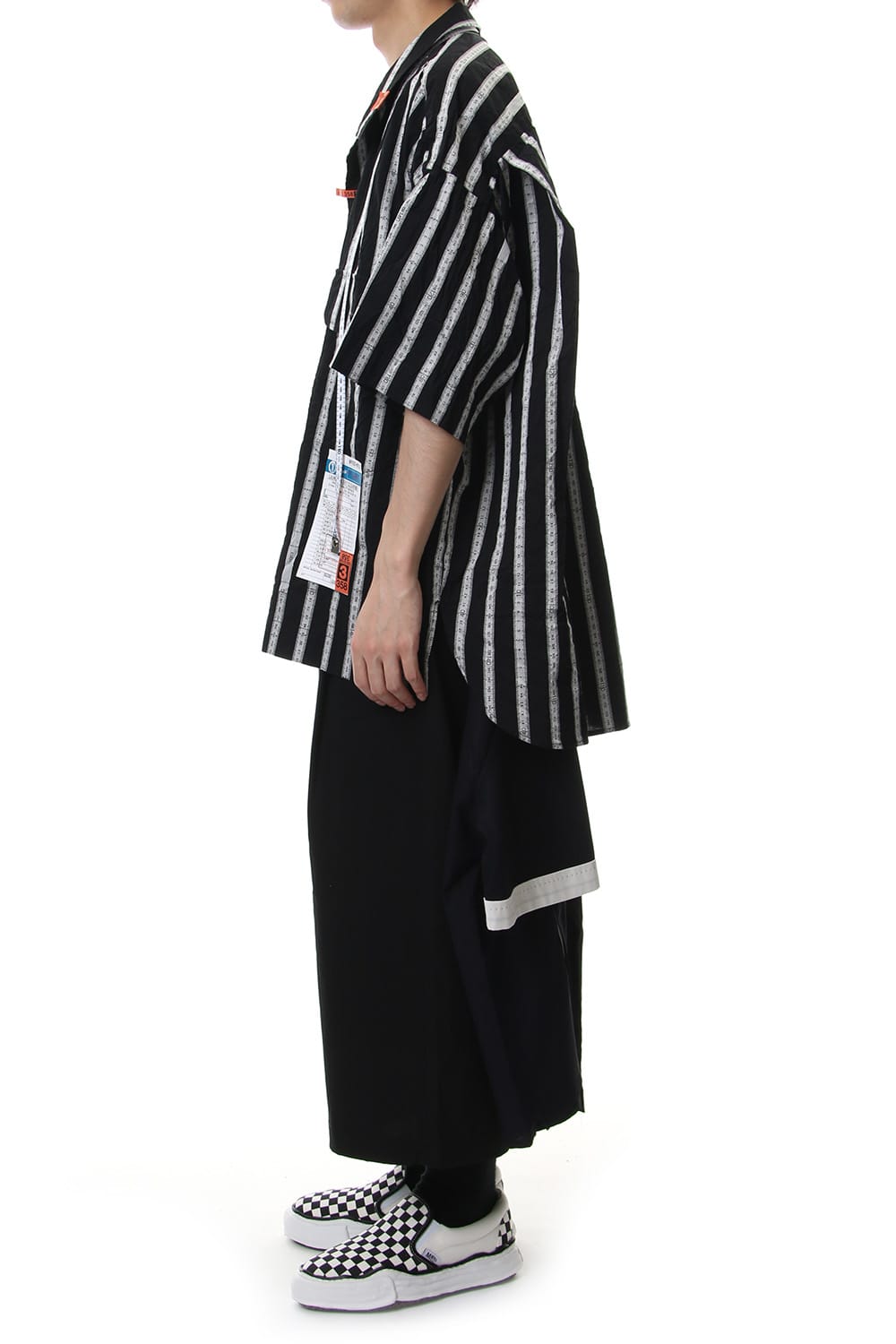 MAJOUR JAQUARD H/S SHIRT Black