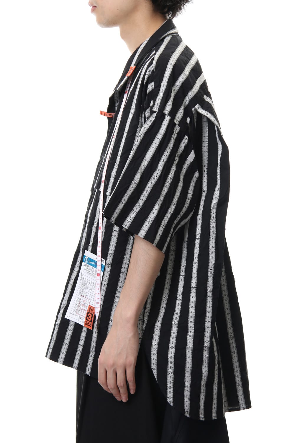 MAJOUR JAQUARD H/S SHIRT Black