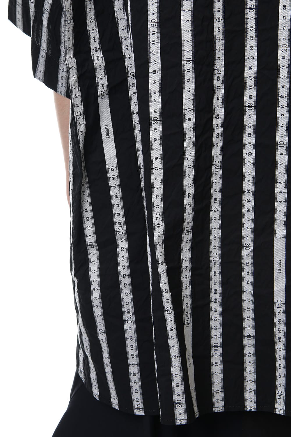 MAJOUR JAQUARD H/S SHIRT Black