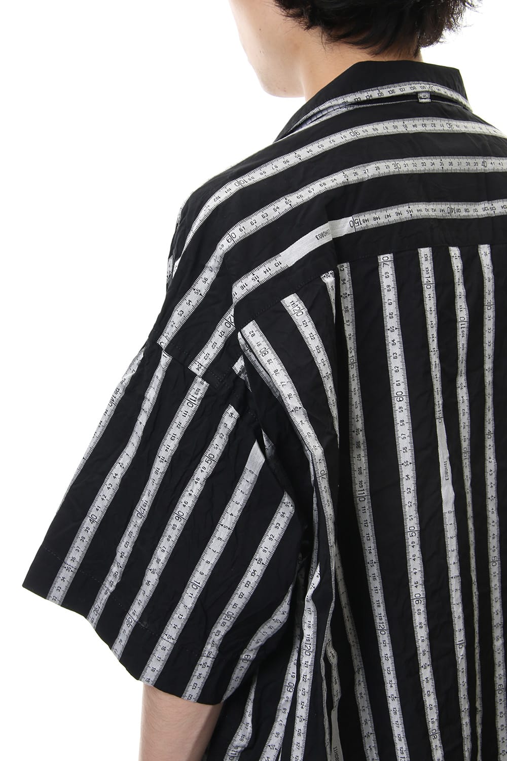 MAJOUR JAQUARD H/S SHIRT Black