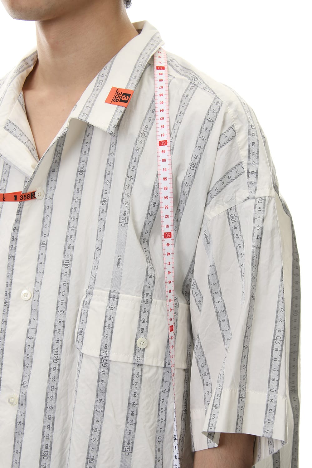 MAJOUR JAQUARD H/S SHIRT White