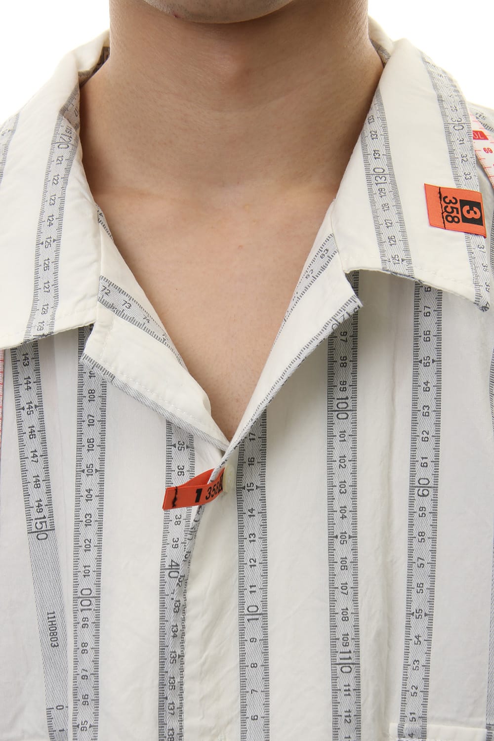MAJOUR JAQUARD H/S SHIRT White