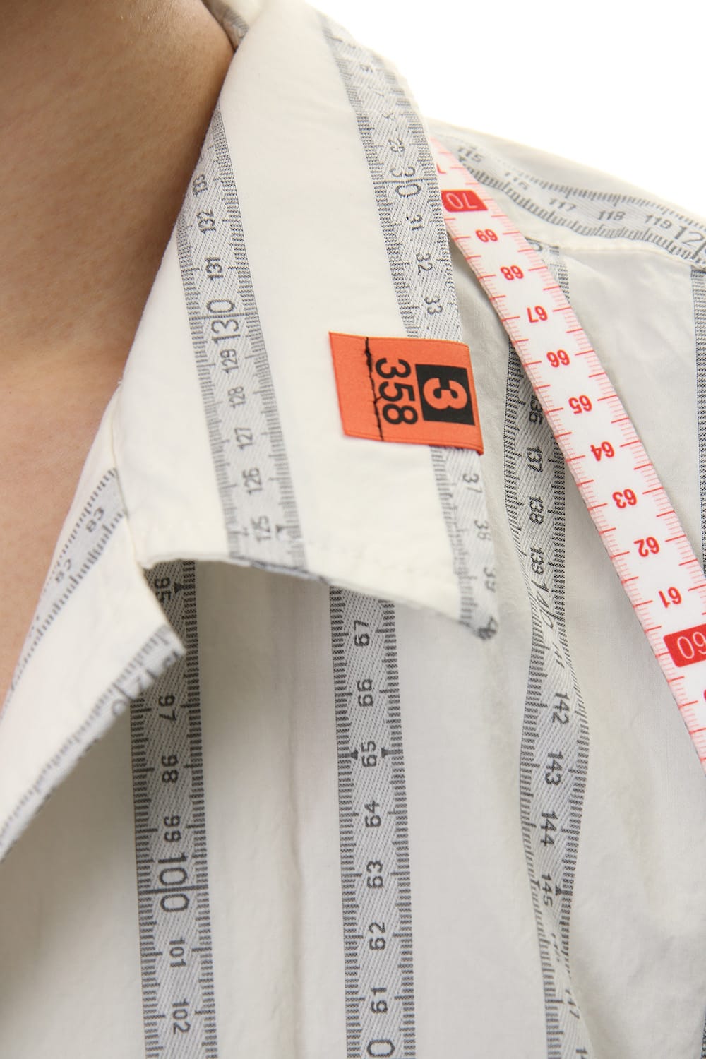 MAJOUR JAQUARD H/S SHIRT White