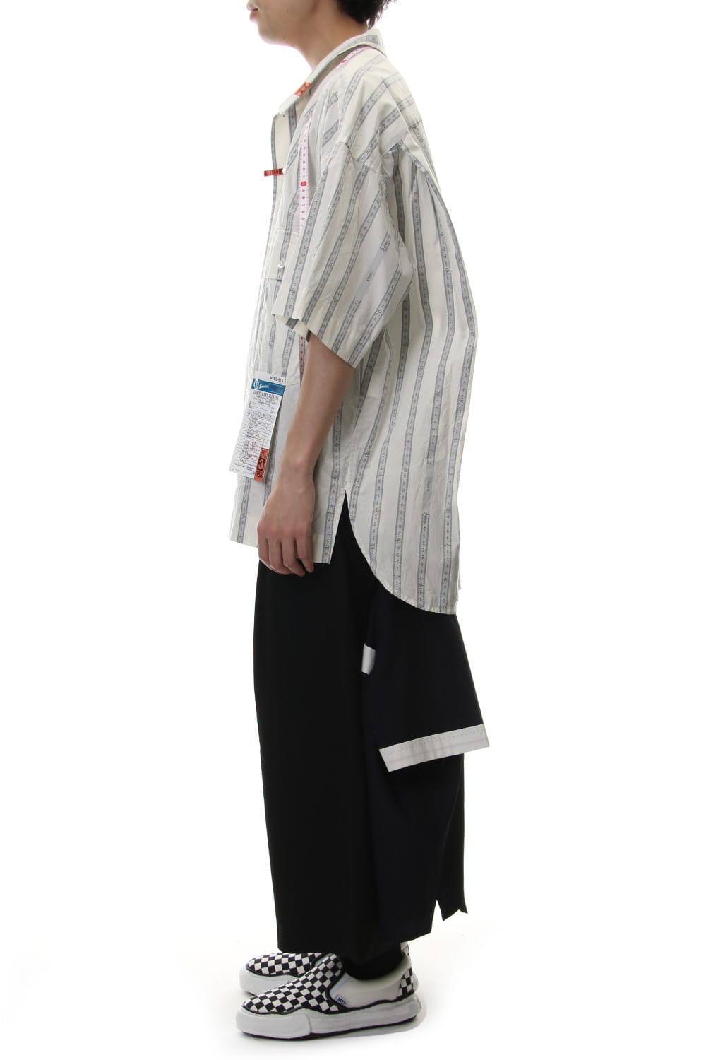 MAJOUR JAQUARD H/S SHIRT White