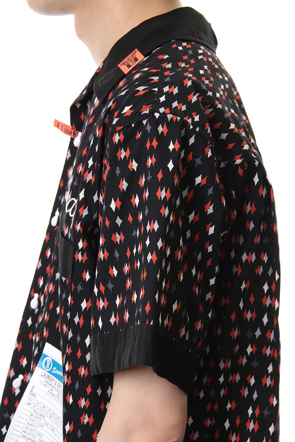 FINE PATTERN BOWLING SHIRT