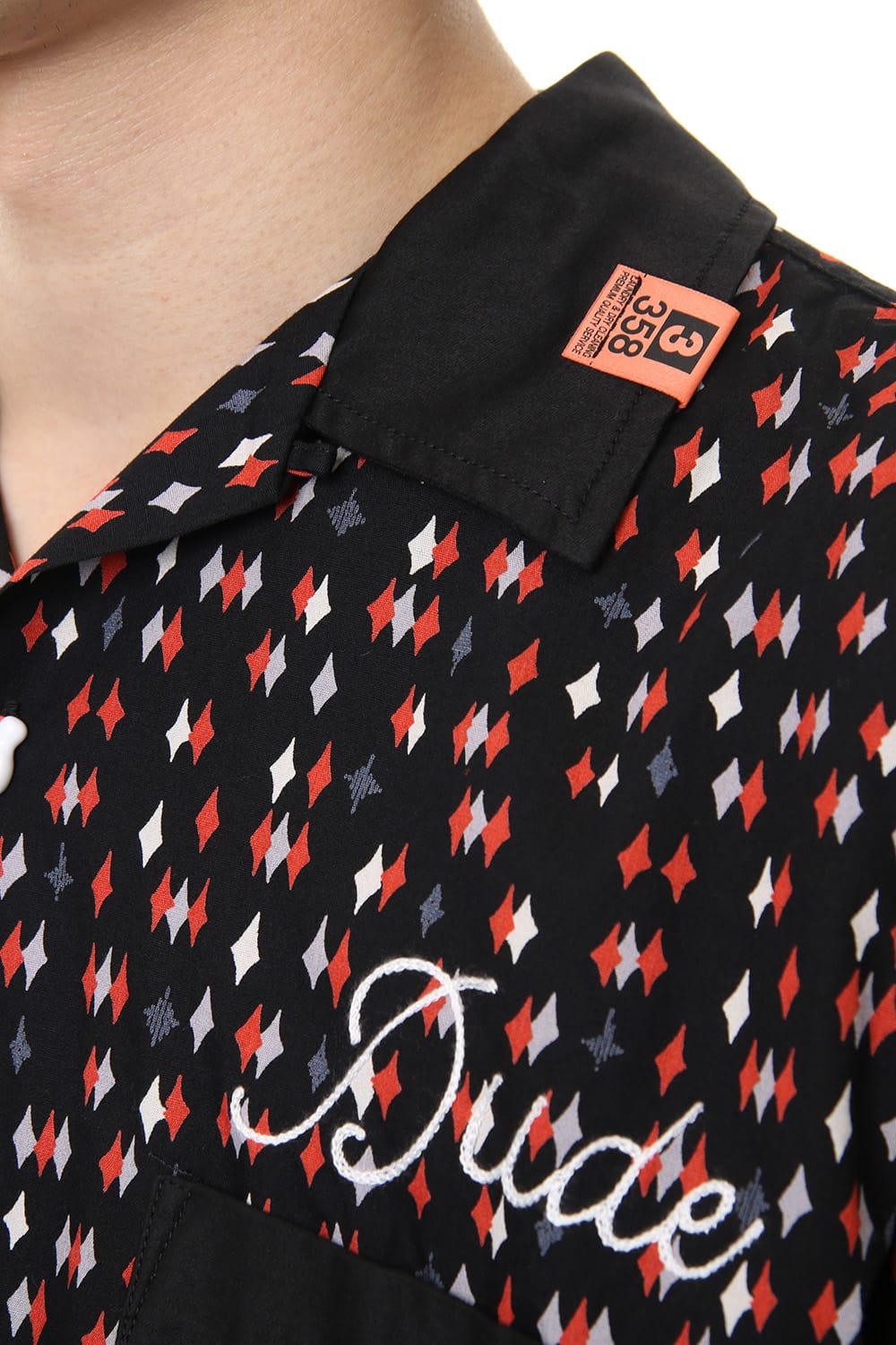 FINE PATTERN BOWLING SHIRT