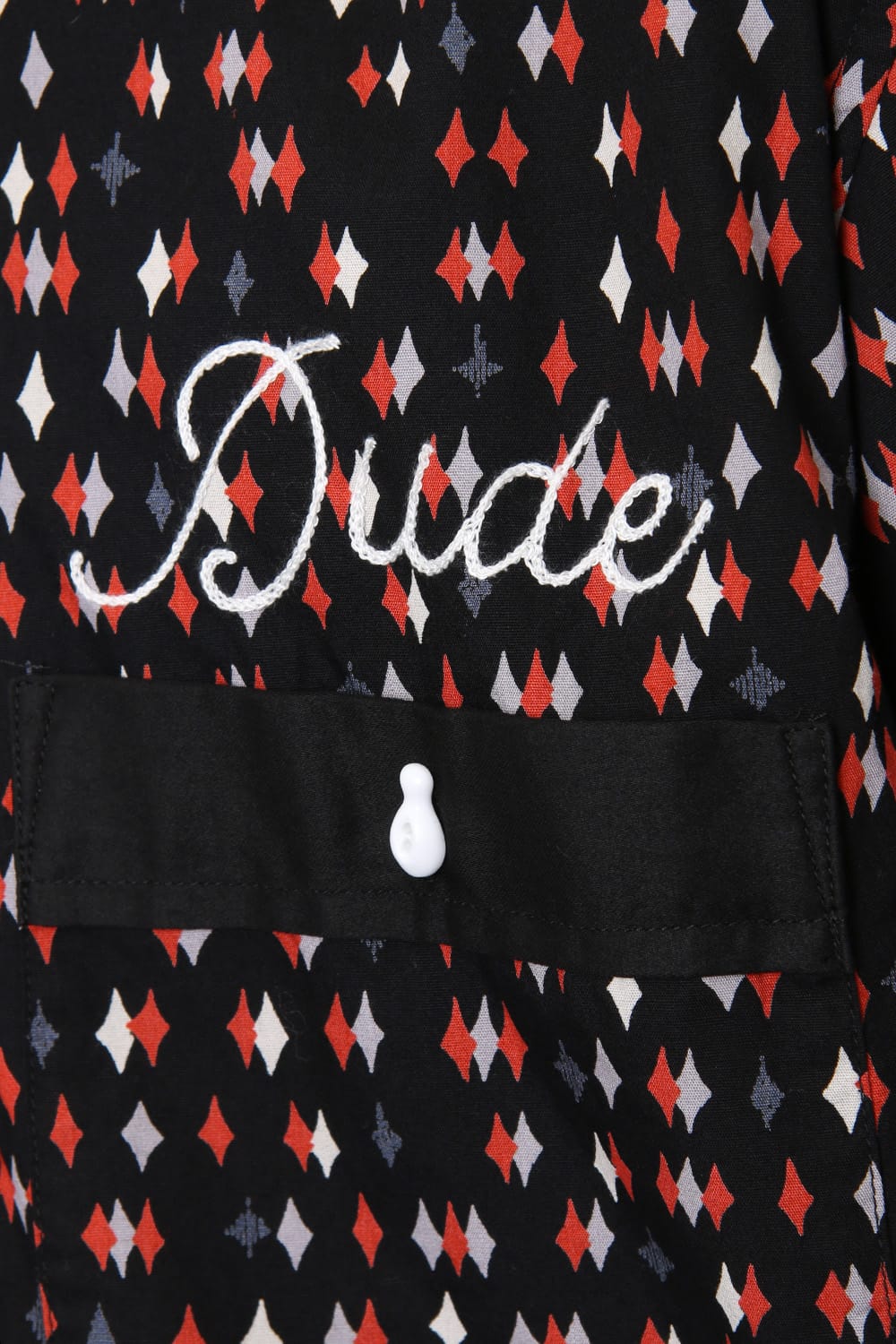 FINE PATTERN BOWLING SHIRT