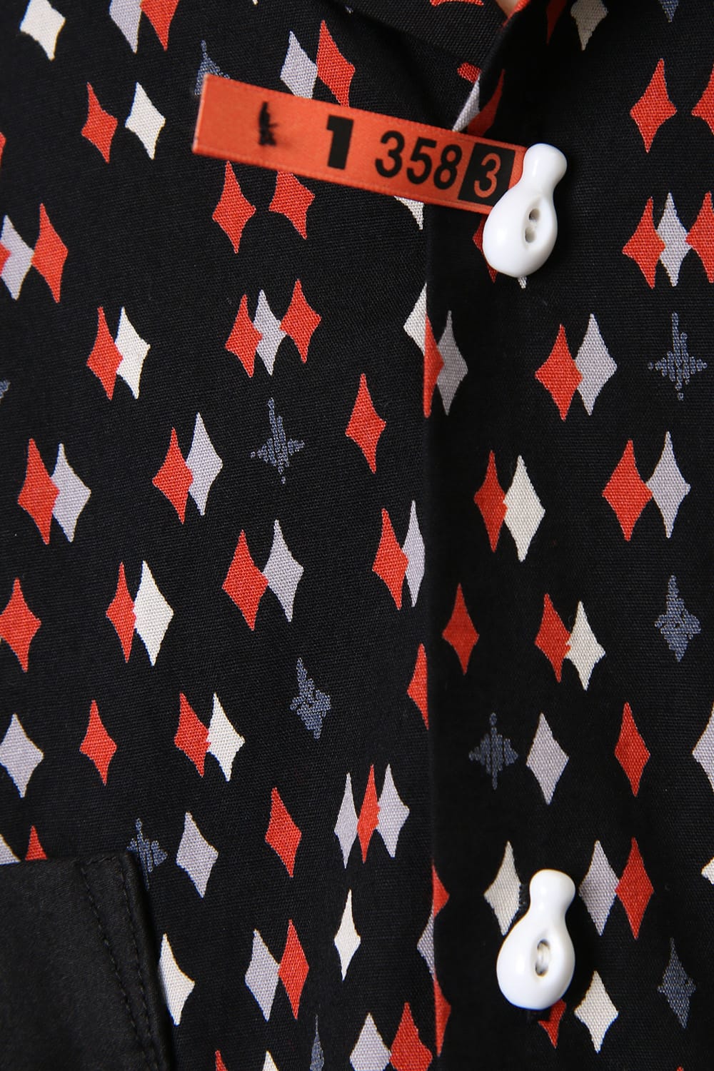 FINE PATTERN BOWLING SHIRT