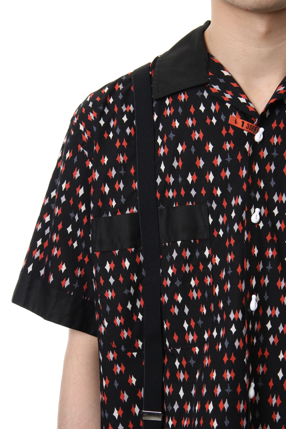 FINE PATTERN BOWLING SHIRT