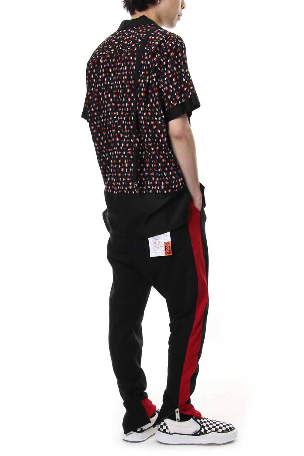 FINE PATTERN BOWLING SHIRT