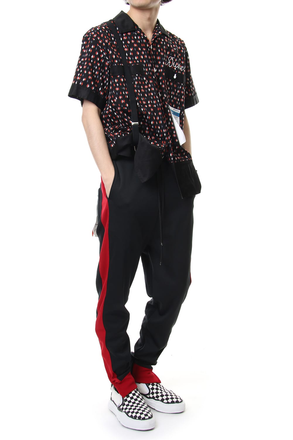 FINE PATTERN BOWLING SHIRT