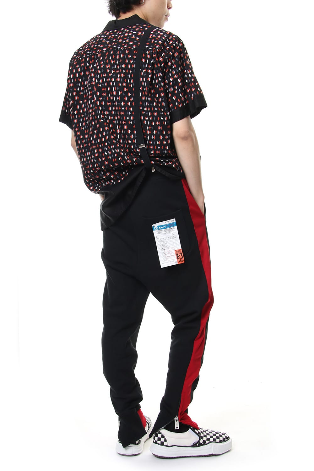 FINE PATTERN BOWLING SHIRT