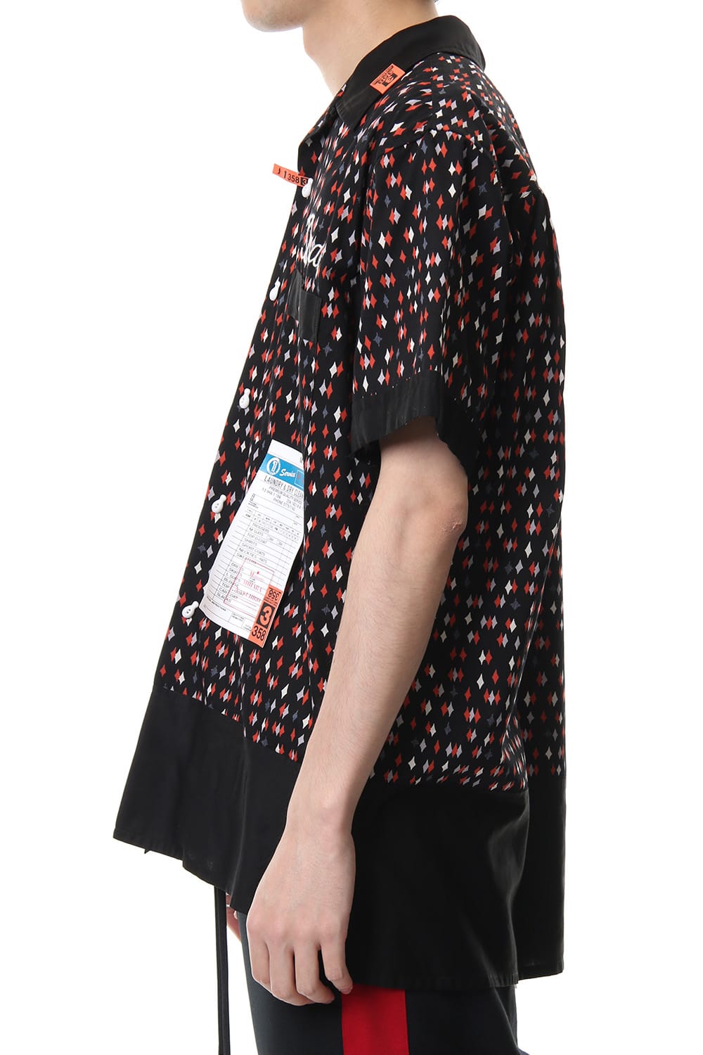 FINE PATTERN BOWLING SHIRT