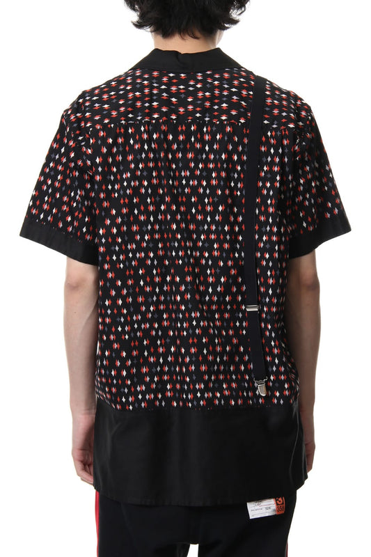 FINE PATTERN BOWLING SHIRT