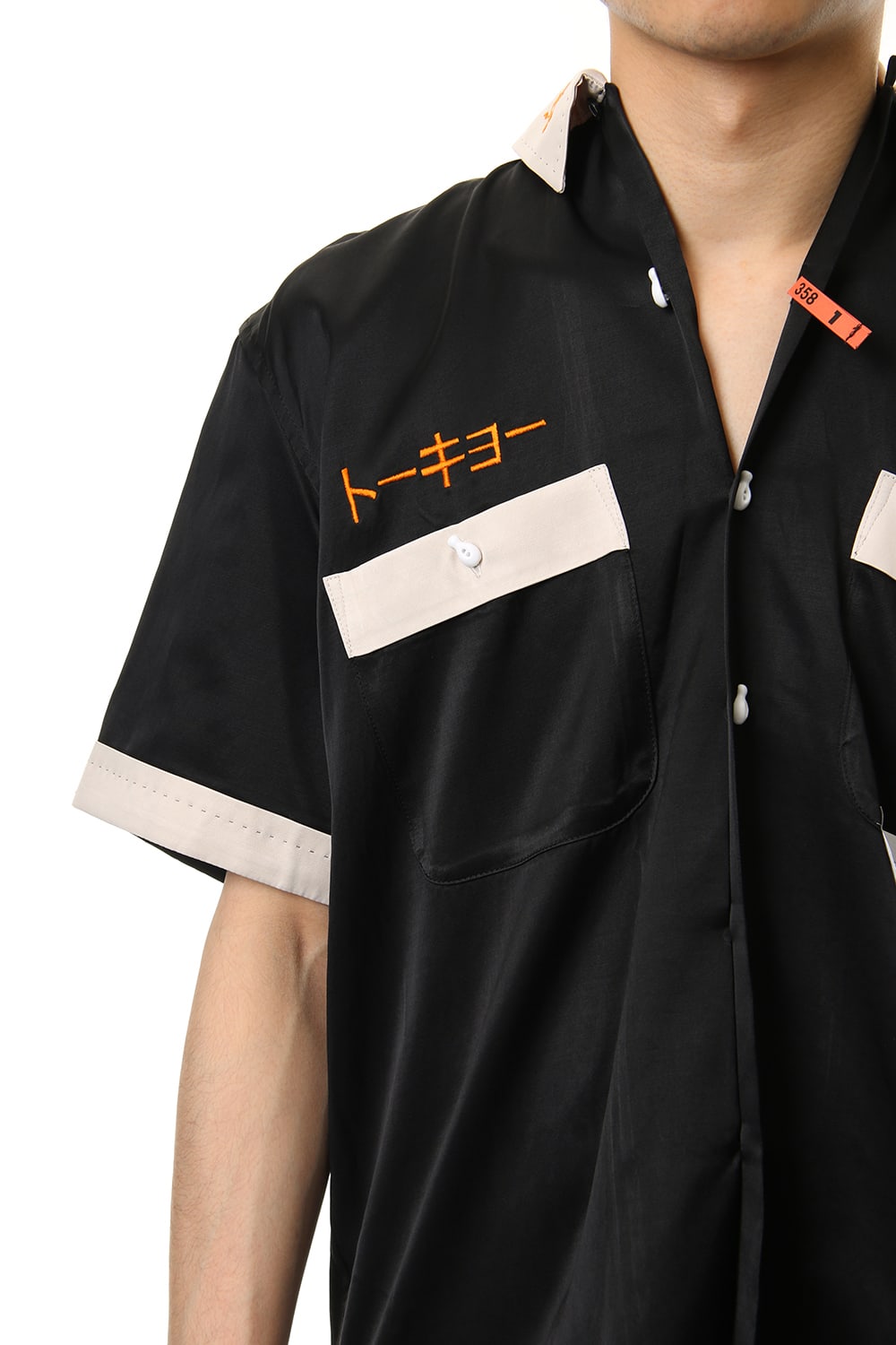 W-NECK BOWLING SHIRT