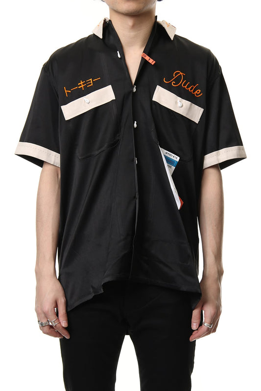 W-NECK BOWLING SHIRT