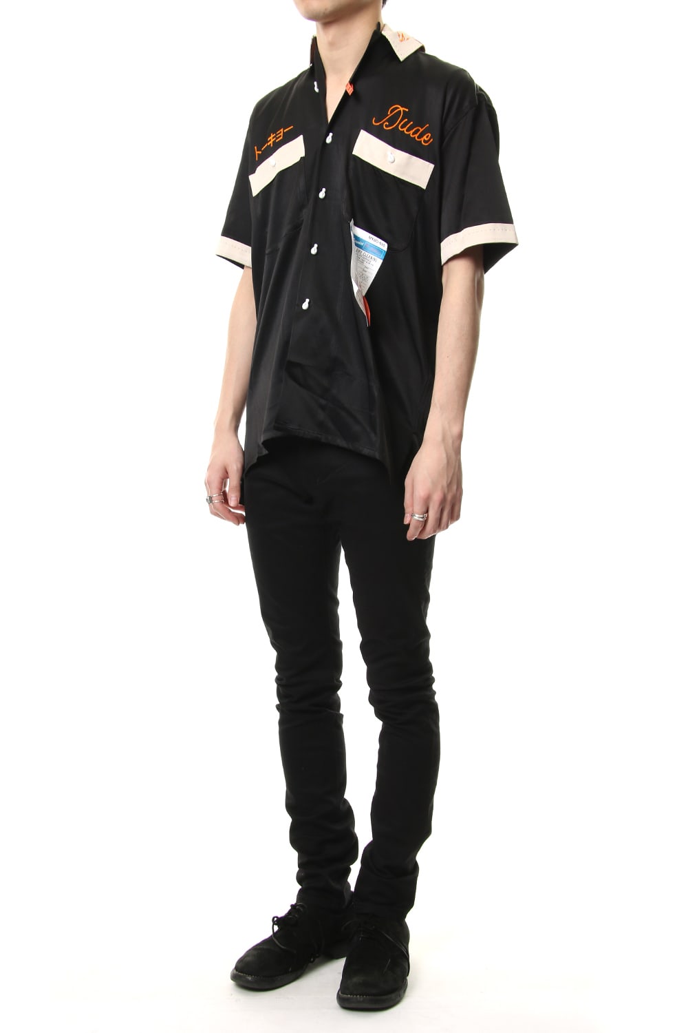 W-NECK BOWLING SHIRT