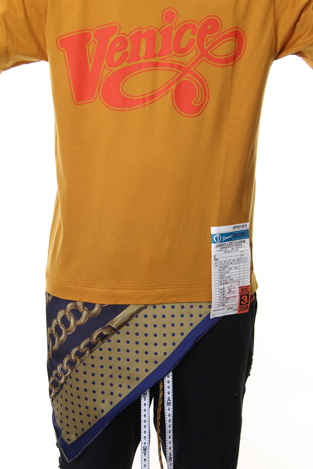 Scarf T-shirt Yellow