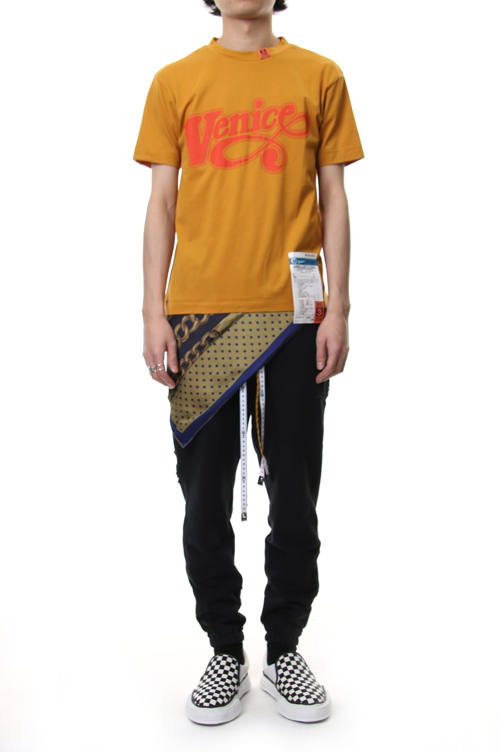 Scarf T-shirt Yellow