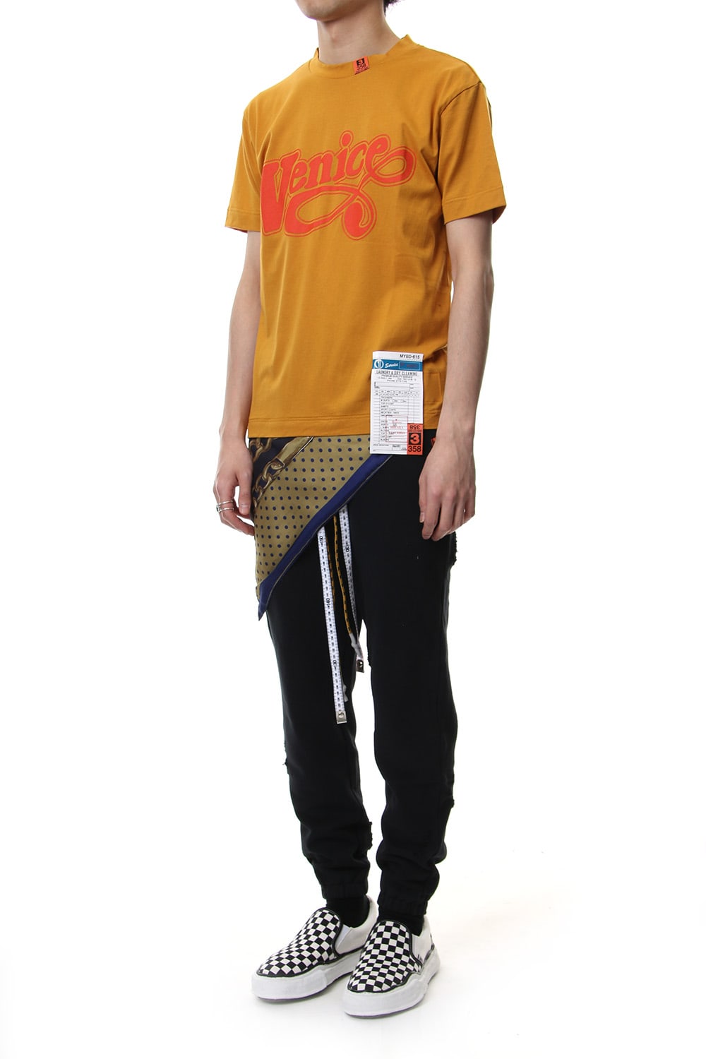 Scarf T-shirt Yellow