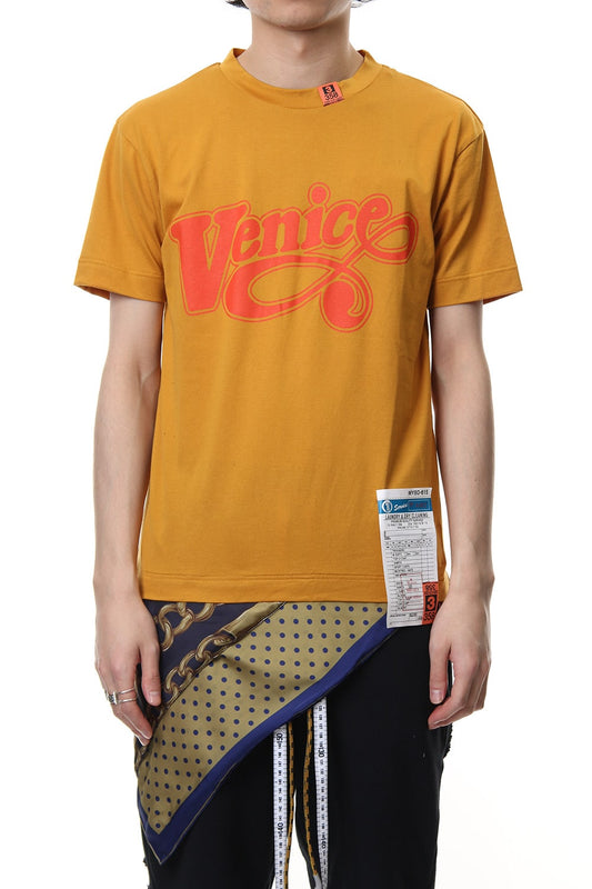 Scarf T-shirt Yellow