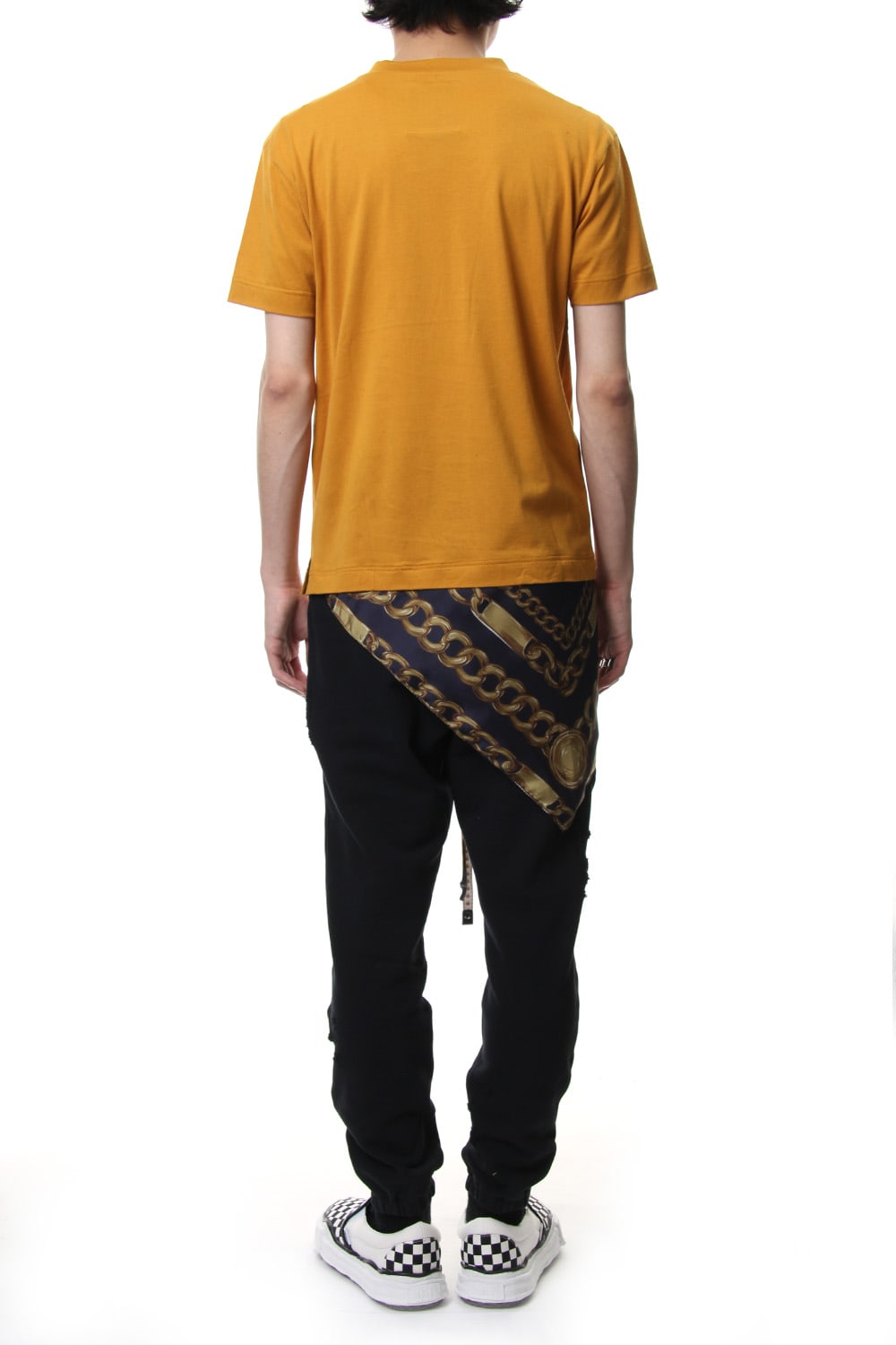 Scarf T-shirt Yellow