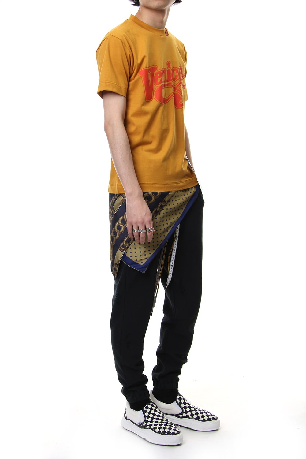 Scarf T-shirt Yellow