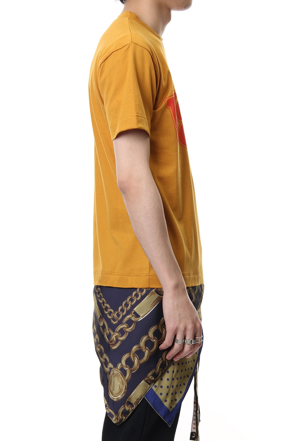 Scarf T-shirt Yellow