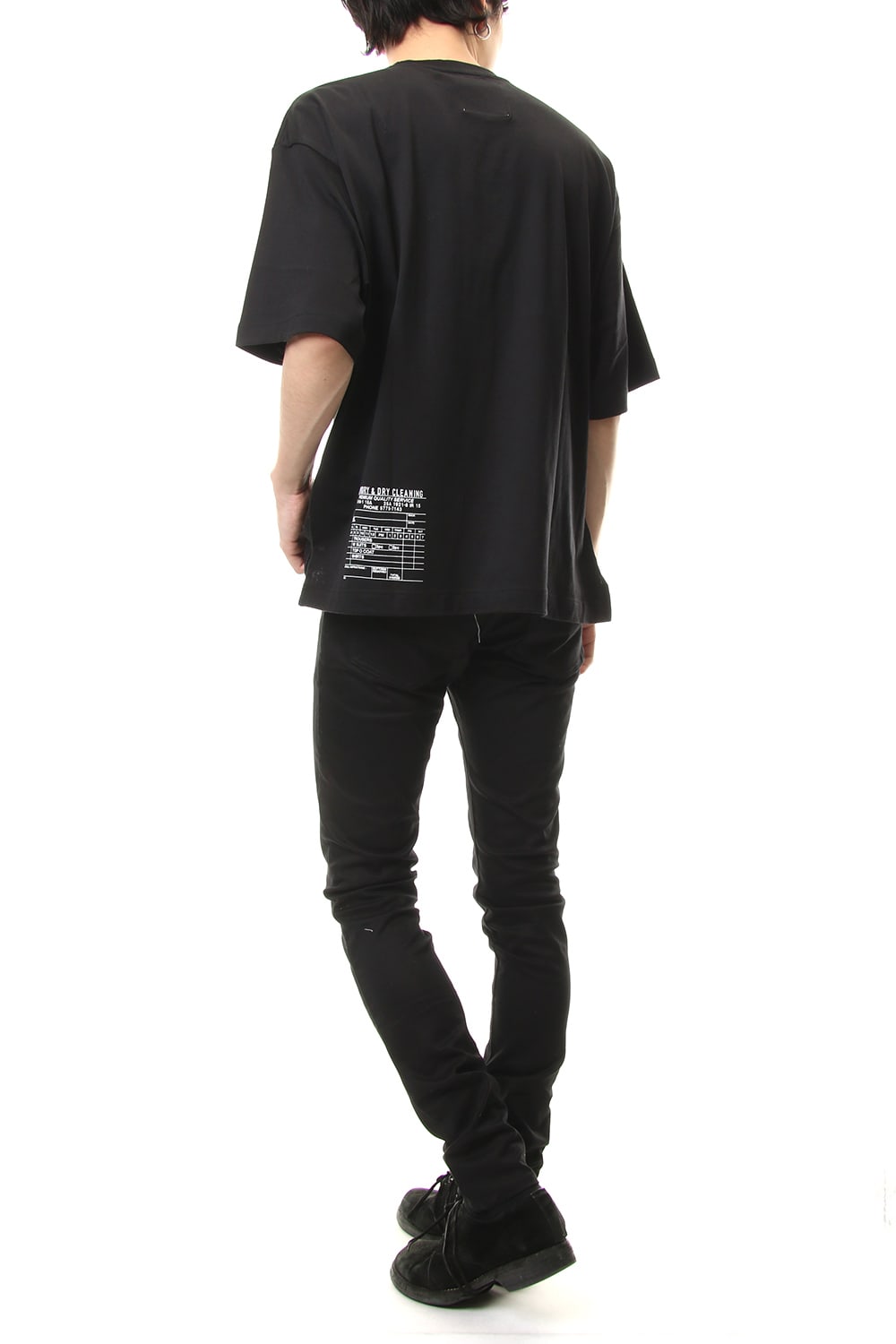 CASSETTE TAPE Printed T-shirt Black