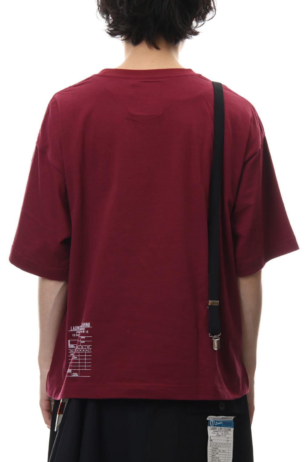 Suspenders T-shirt Red