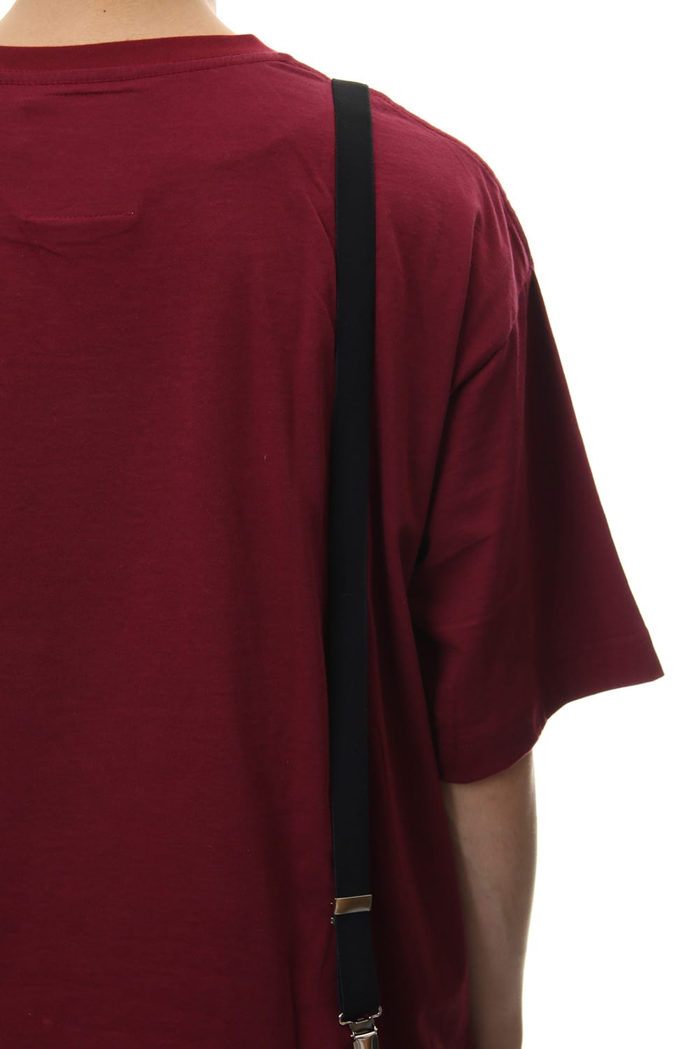 Suspenders T-shirt Red