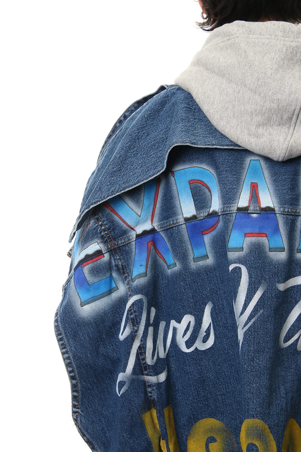 PAINTED DENIM VEST