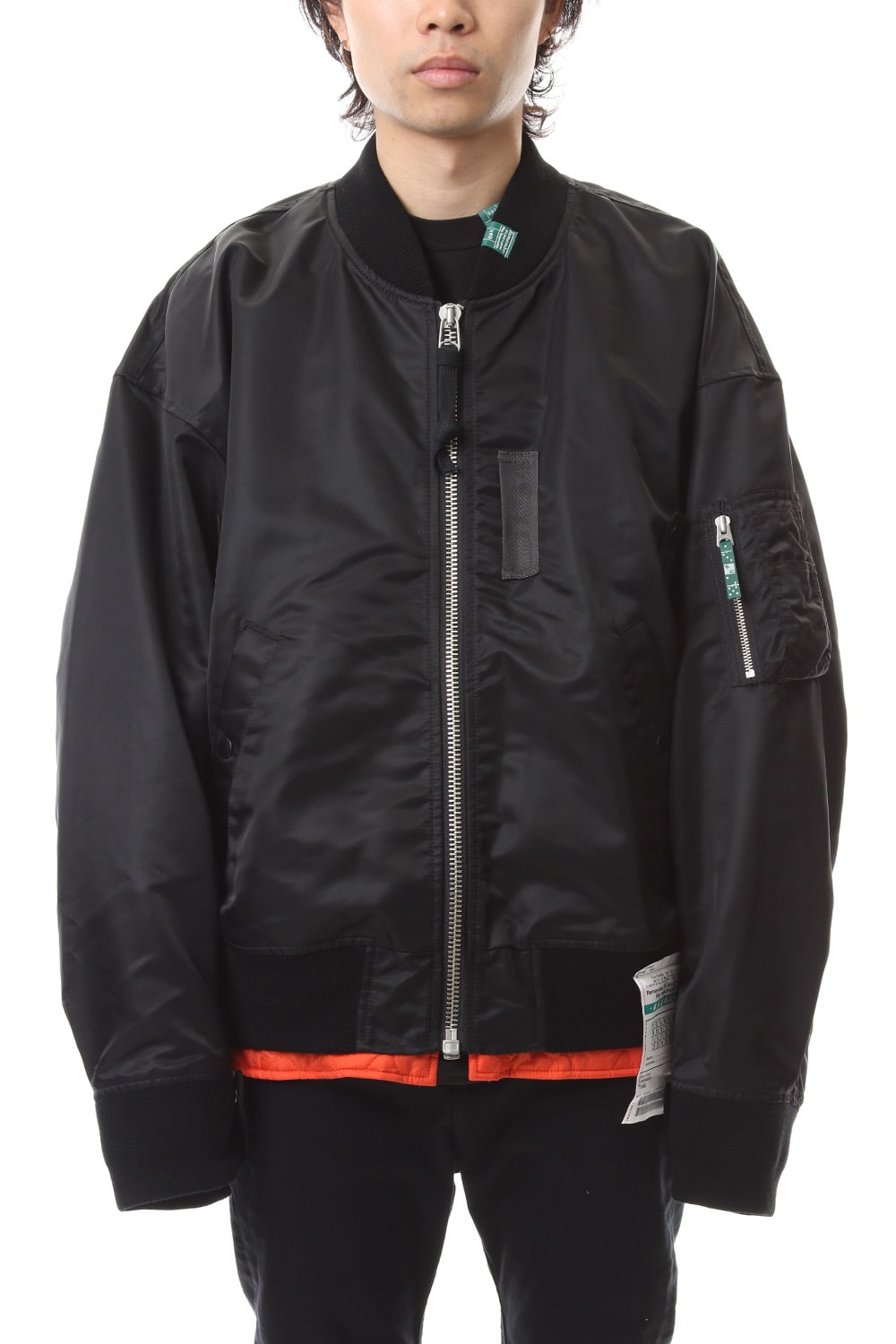 Flat Layerd MA-1 Black