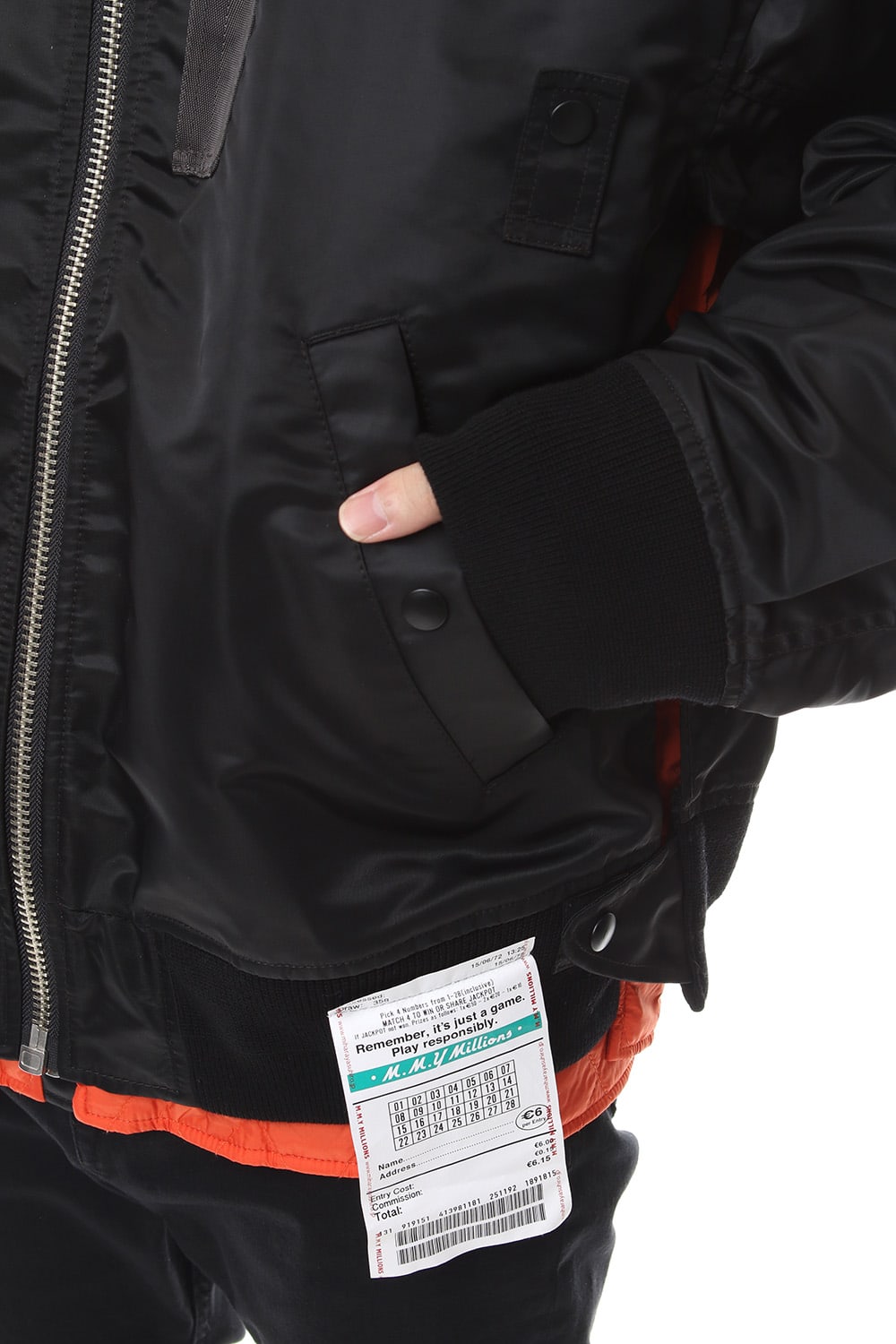 Flat Layerd MA-1 Black